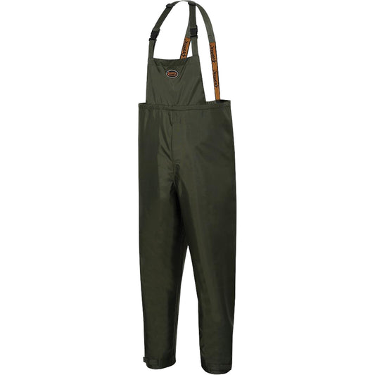 Pioneer D8120P Nailhead Ripstop Tree Planter Bib Pants, 5X-Large, Polyester/PVC, Green