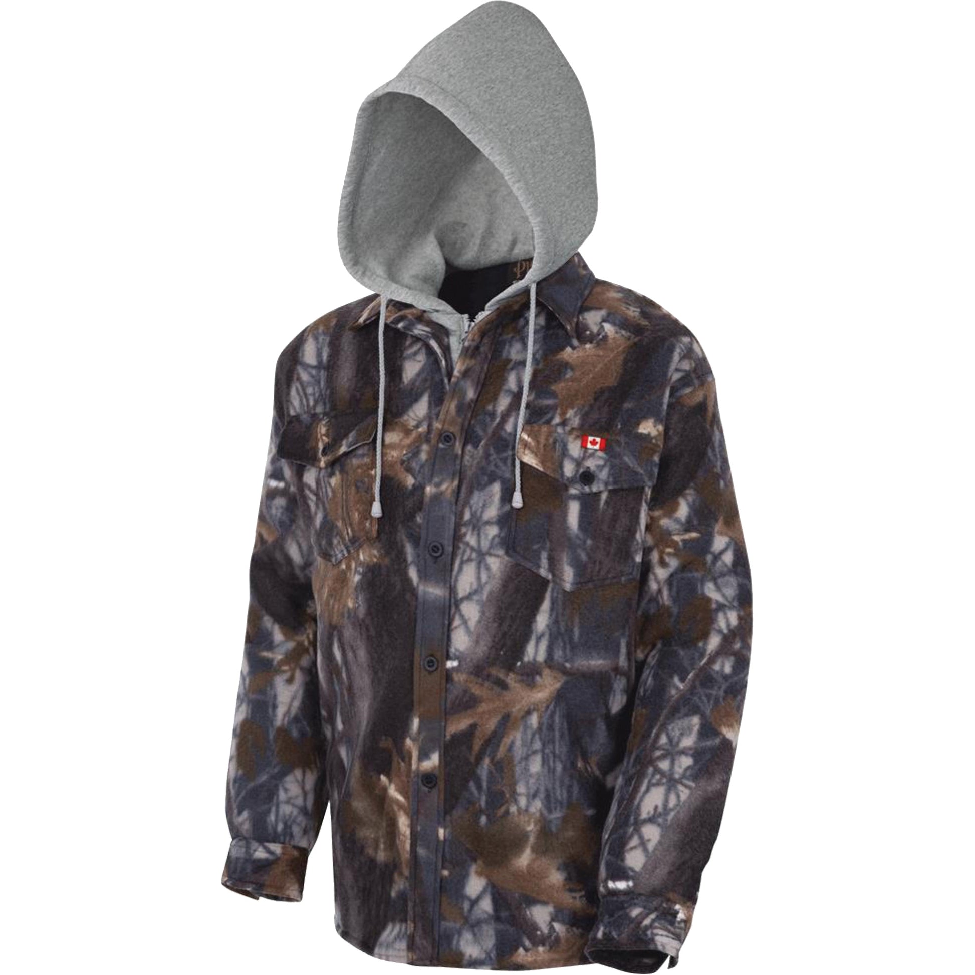 Pioneer 415CM Quilted Hooded Shirt, Men's, 4X-Large, Multi-Colour