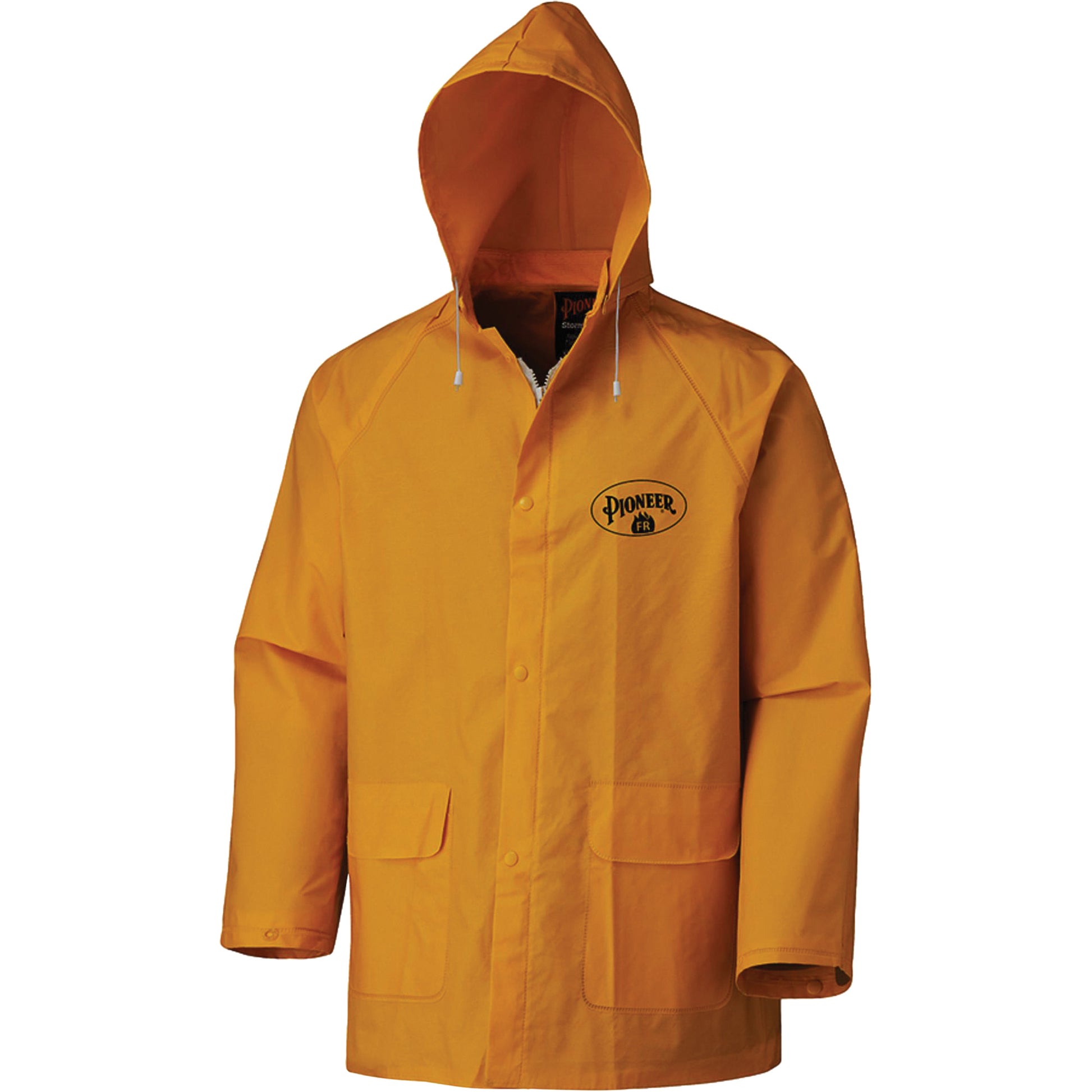 Pioneer 578 Flame-Resistant Rain Suit, Polyester/PVC, 6X-Large, Yellow