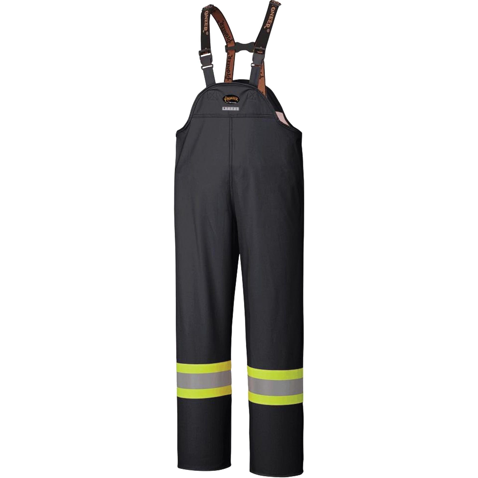 Pioneer 5895BK Flame-Resistant Waterproof Stretch Bib Pants, Small, Black
