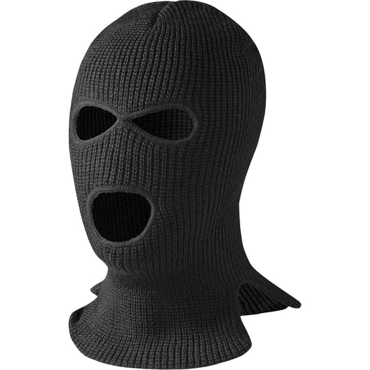 Pioneer 560-B 3-Hole Balaclava, Acrylic, Black