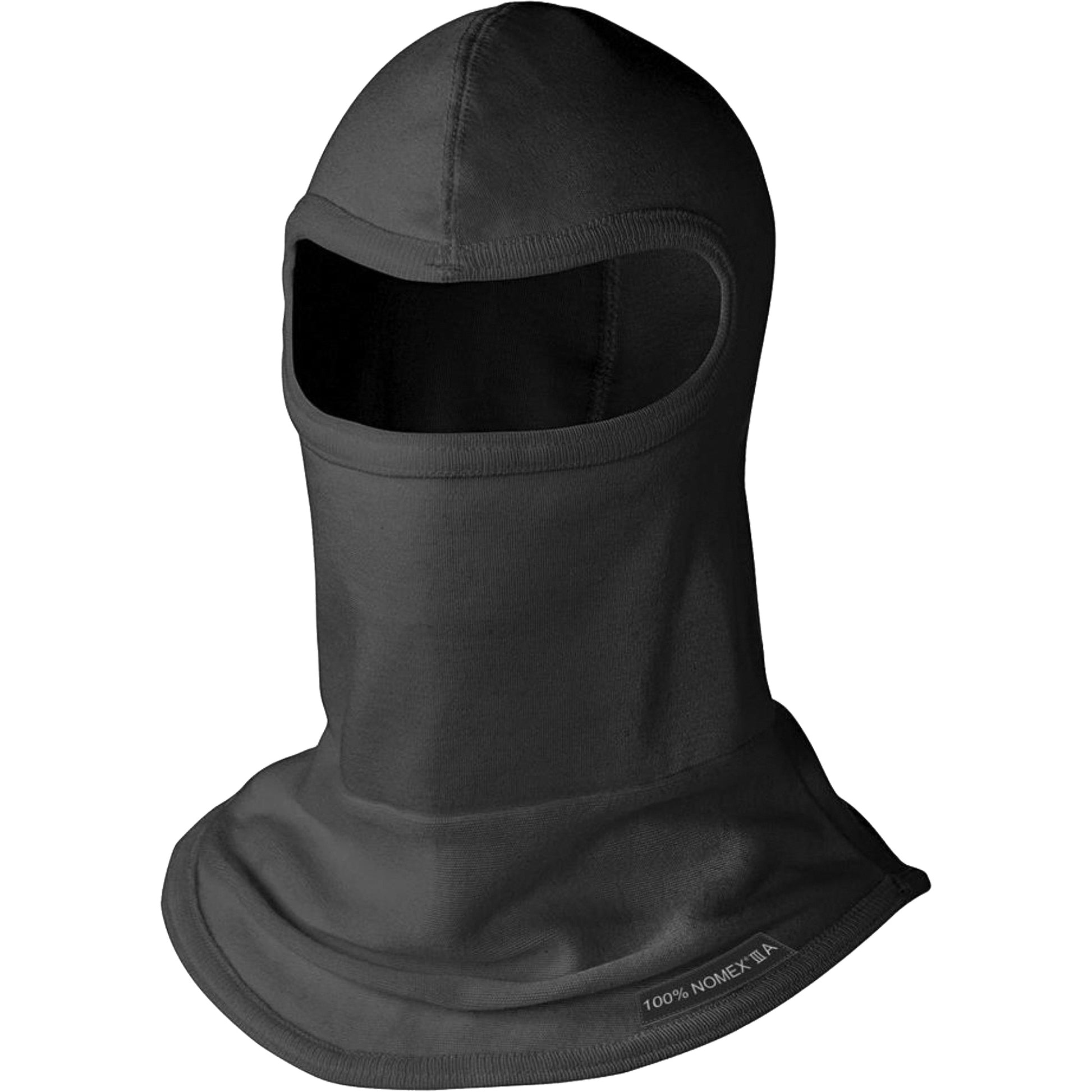 Pioneer C214BK Medium-Knit 1-Hole Balaclava, Black, Nomex®