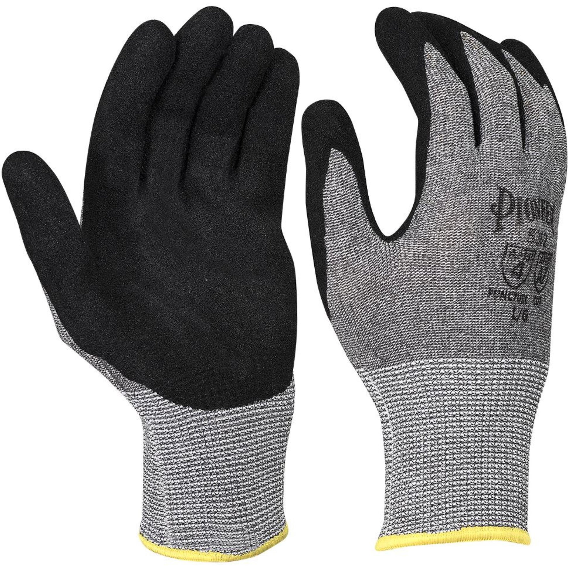 Pioneer 5362 Cut-Resistant Gloves, Size Medium, 13 Gauge, Foam Nitrile Coated, ASTM ANSI Level A7