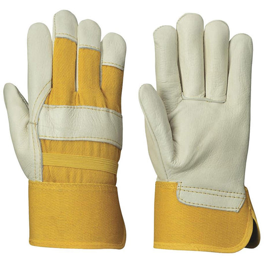 Pioneer 531 Fitter's Gloves, One Size, Grain Cowhide Palm
