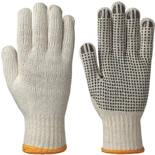 Pioneer 501 Knitted Dotted-Palm Gloves, Poly/Cotton, X-Large