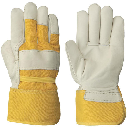 Pioneer 537FLRF Insulated Fitter's Gloves, One Size, Grain Cowhide Palm, Boa Inner Lining
