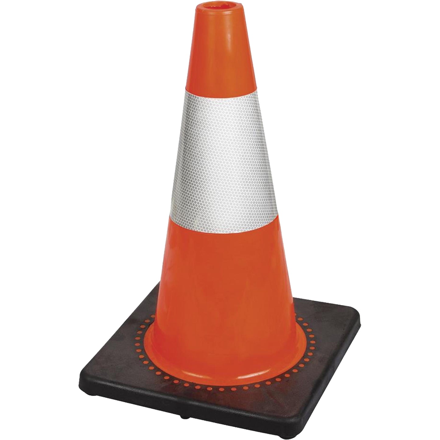 Pioneer 181 Premium Flexible Safety Cone, 18", Orange, 6" Reflective Collar(s)