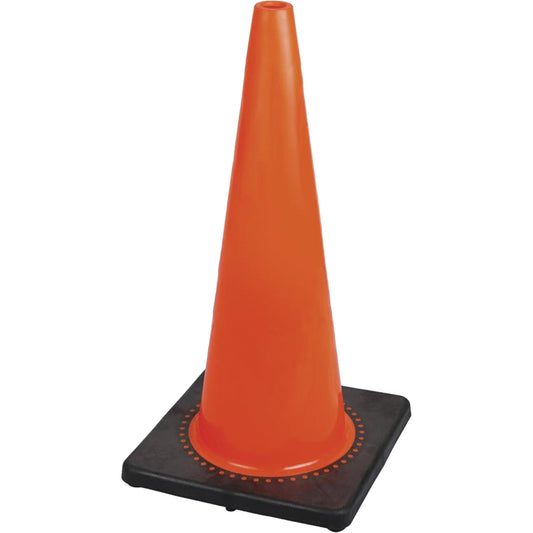 Pioneer 183P Premium Flexible Safety Cone, 28", Orange