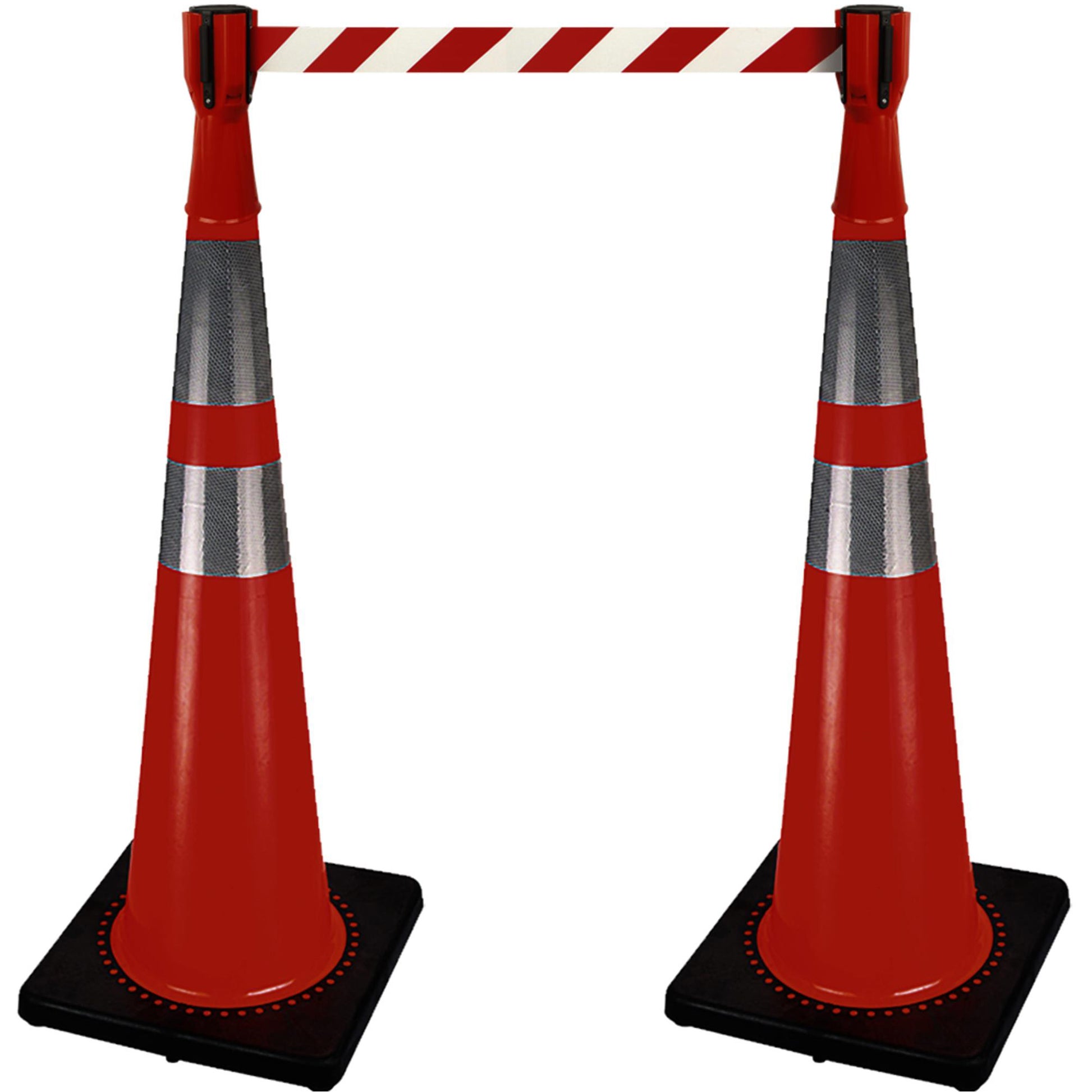 Pioneer 2308 Traffic Cone Topper with 10' Barricade Tape