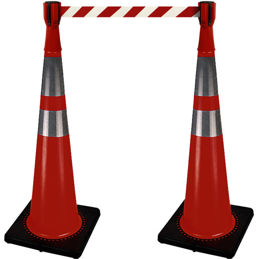 Pioneer 2308 Traffic Cone Topper with 10' Barricade Tape
