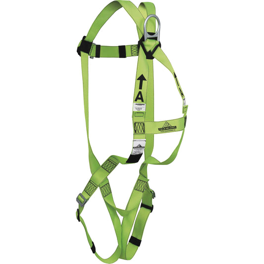 Peakworks FBH-10002A Compliance Series Safety Harness, CSA Certified, Class A, 400 lbs. Cap.
