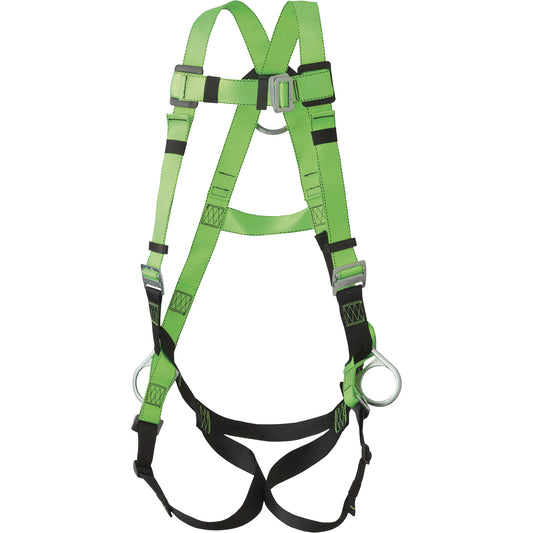 Peakworks FBH-10000B Contractor Series Safety Harness, CSA Certified, Class AP, 400 lbs. Cap.