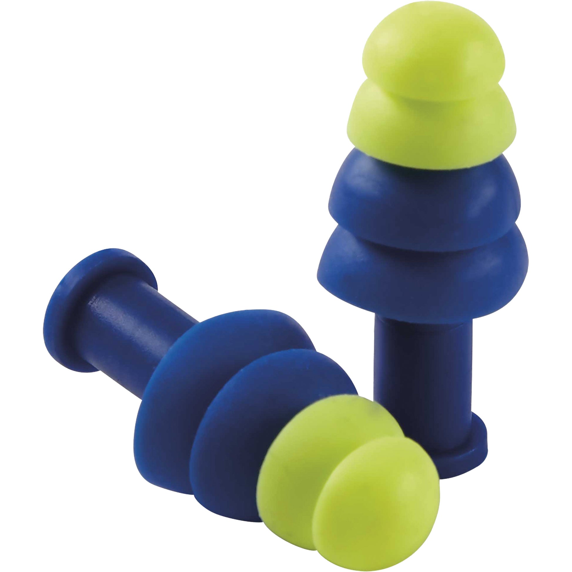Sellstrom Reusable Tapered Earplugs, Uncorded, Bulk - Box, 27 dB NRR, One-Size