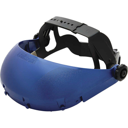 Sellstrom 390 Premium Series Single Crown Faceshield Headgear, Ratchet Suspension