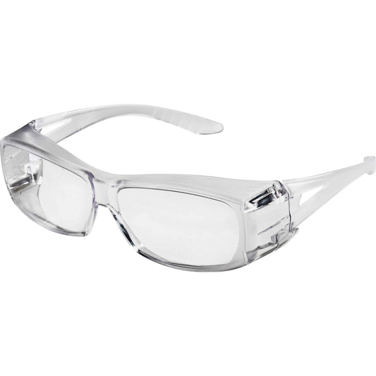 Sellstrom X350 OTG Safety Glasses, Clear Lens, Anti-Scratch, ANSI Z87+/Meets/Exceeds CSA Z94.3