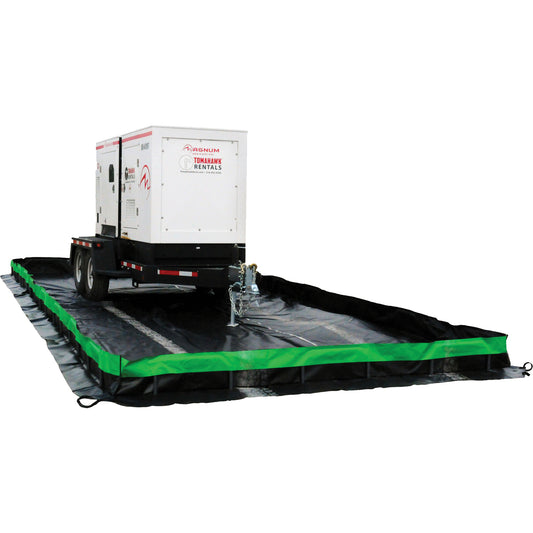 Ultratech Collapsible Wall Ultra-Containment Berm®, 4488 US gal. Capacity, 12' W x 50' L x 12" H, Hinge Bracket