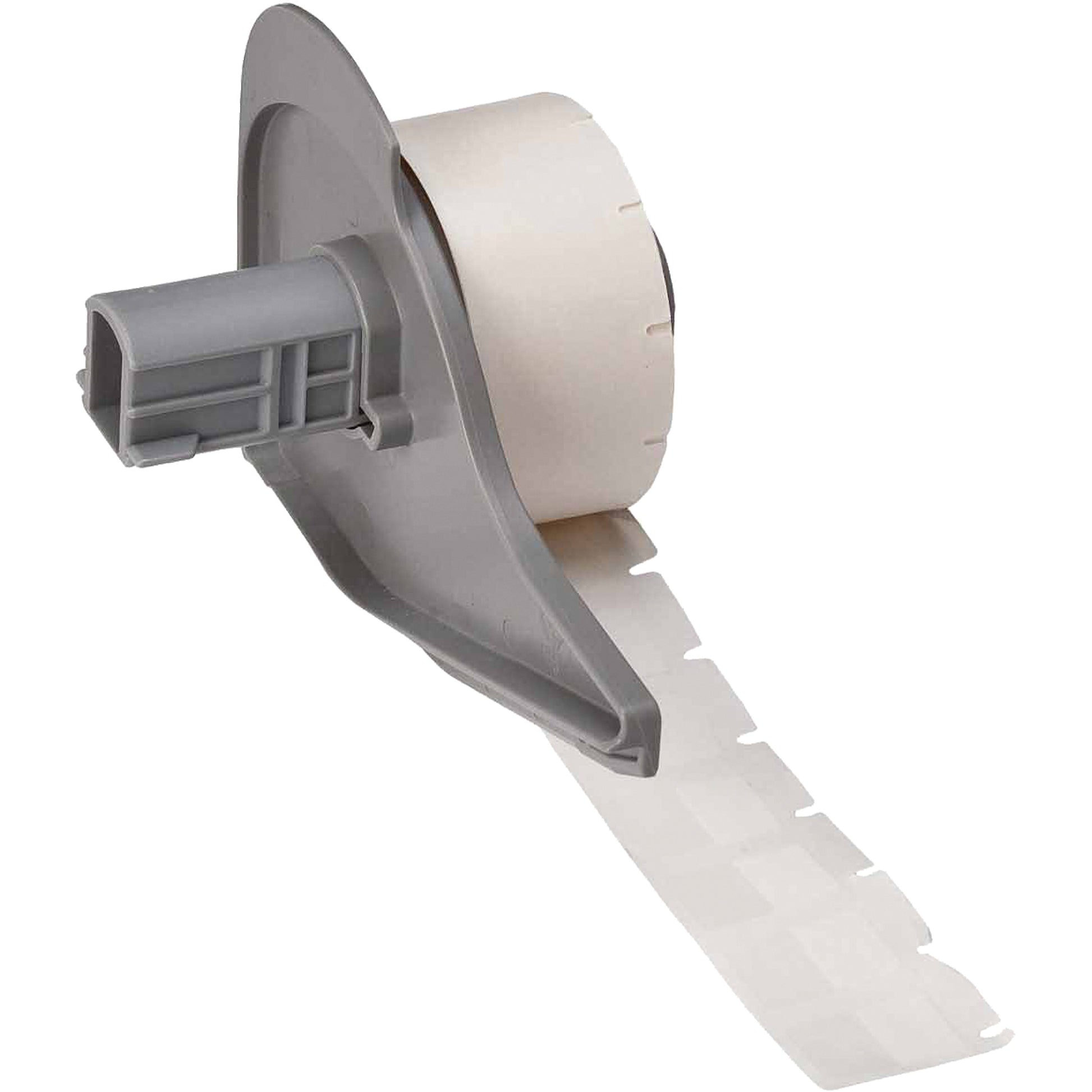 Brady Self-Laminating Wrap-Around Wire & Cable Labels, Vinyl, 0.5" L x 0.75" H, White