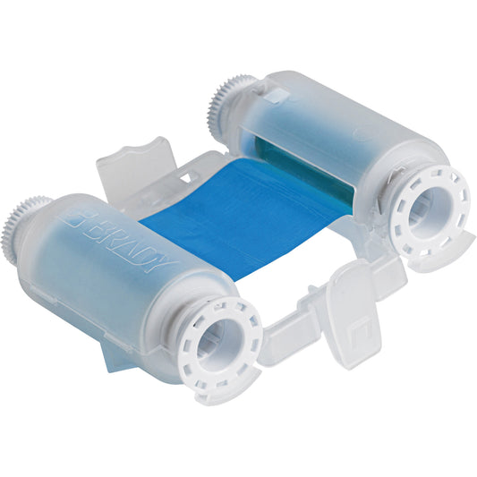 Brady R6900 Series Snap-In Printer Ribbon, 2" x 150', Blue