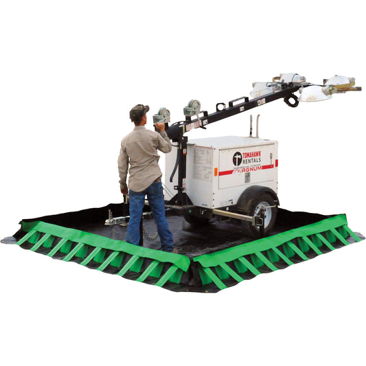 Ultratech Compact Ultra-Containment Berm®, 7405  US gal. Capacity, 66' W x 15' L x 12" H, Hinge Bracket