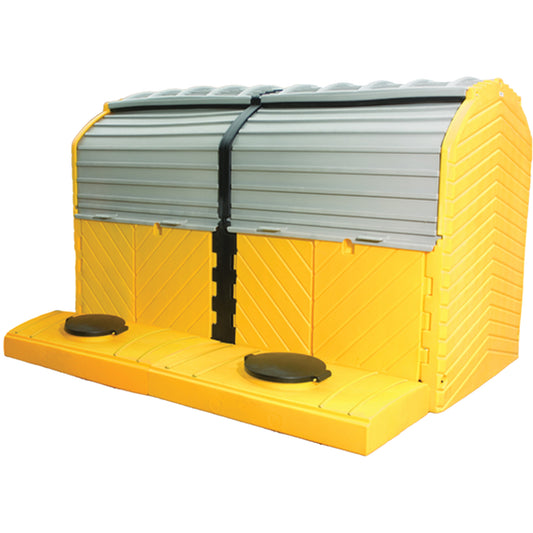 Ultratech Extender Kit without Drain for Ultra-Hard Top Spill Pallets®, 64" L x 79" W x 62" H, 9000 lbs. Load Capacity