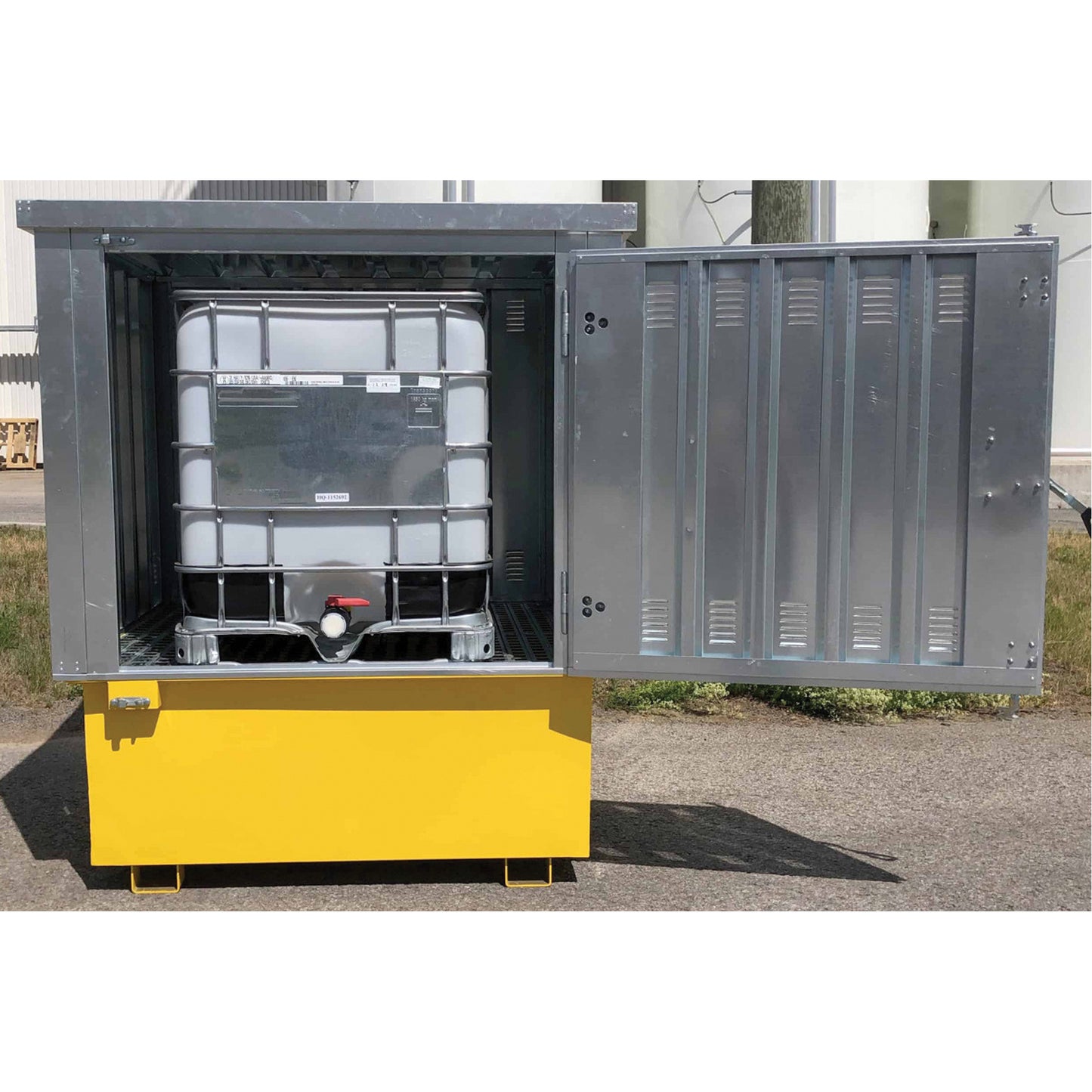Ultratech Steel Ultra-IBC Hard Top, 71.1" L x 83.1" W x 66.3" H, 5640 lbs. Load Capacity