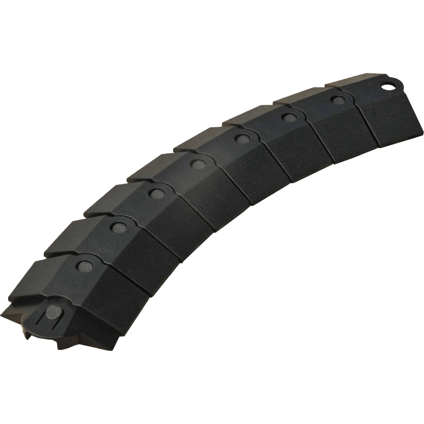 Small Ultra-Sidewinder Cable Protection System® with Endcaps, 39.5" x 3" x 0.8", 2000 lbs. (1 tons)