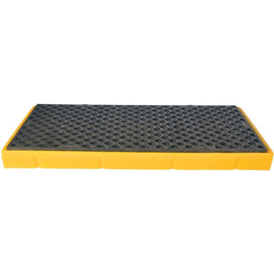 Ultratech 2-Drum Ultra-Spill Deck®, 17.5 US gal. Spill Capacity, 54.5" x 27.3" x 4.3"