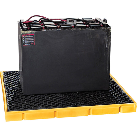 Ultratech 4-Drum Ultra-Spill Deck®, 35 US gal. Spill Capacity, 54.5" x 54.5" x 4.3"