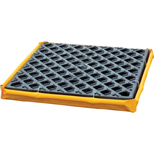 Ultratech 1-Drum Flexible Ultra-Spill Deck®, 5.5 US gal. Spill Capacity, 24" x 24" x 2.5"