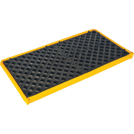 Ultratech 2-Drum Flexible Ultra-Spill Deck®, 11 US gal. Spill Capacity, 48" x 24" x 2.5"