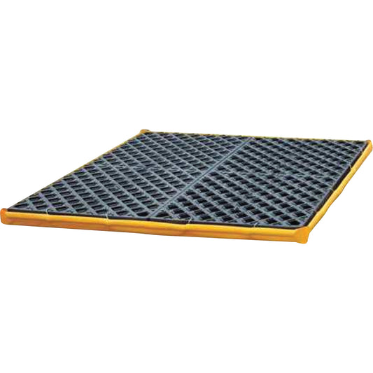 Ultratech 4-Drum Flexible Ultra-Spill Deck®, 22 US gal. Spill Capacity, 48" x 48" x 2.5"