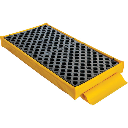 Ultratech 2-Drum Flexible Ultra-Spill Deck® Bladder System, 88 US gal. Spill Capacity, 48" x 27" x 5"