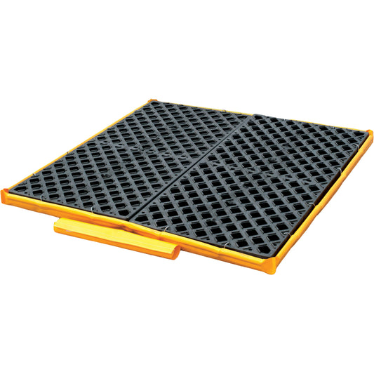 Ultratech 4-Drum Flexible Ultra-Spill Deck® Bladder System, 110 US gal. Spill Capacity, 51" x 48" x 5"