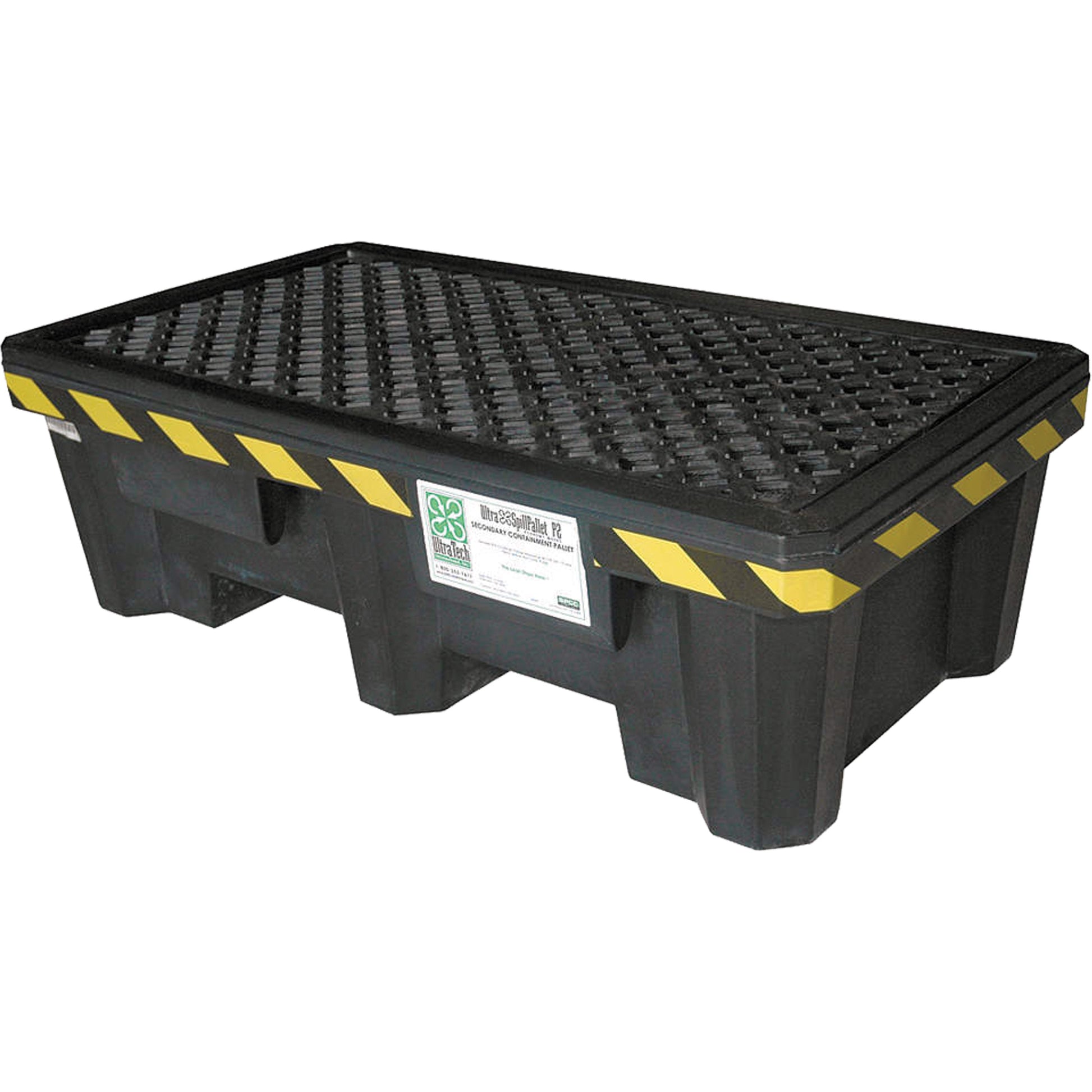 Ultratech 2-Drum Economy Ultra-Spill Pallet®, 66 US gal. Spill Capacity, 53" x 29" x 16.5"