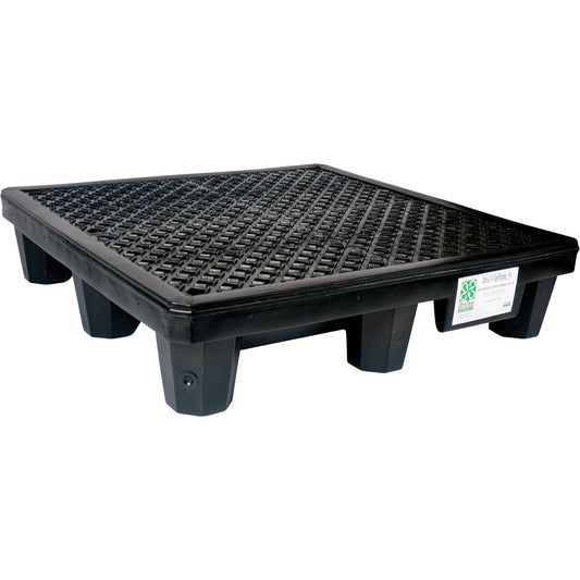 Ultratech 4-Drum Economy Ultra-Spill Pallet®, 66 US gal. Spill Capacity, 53" x 53" x 11.8"