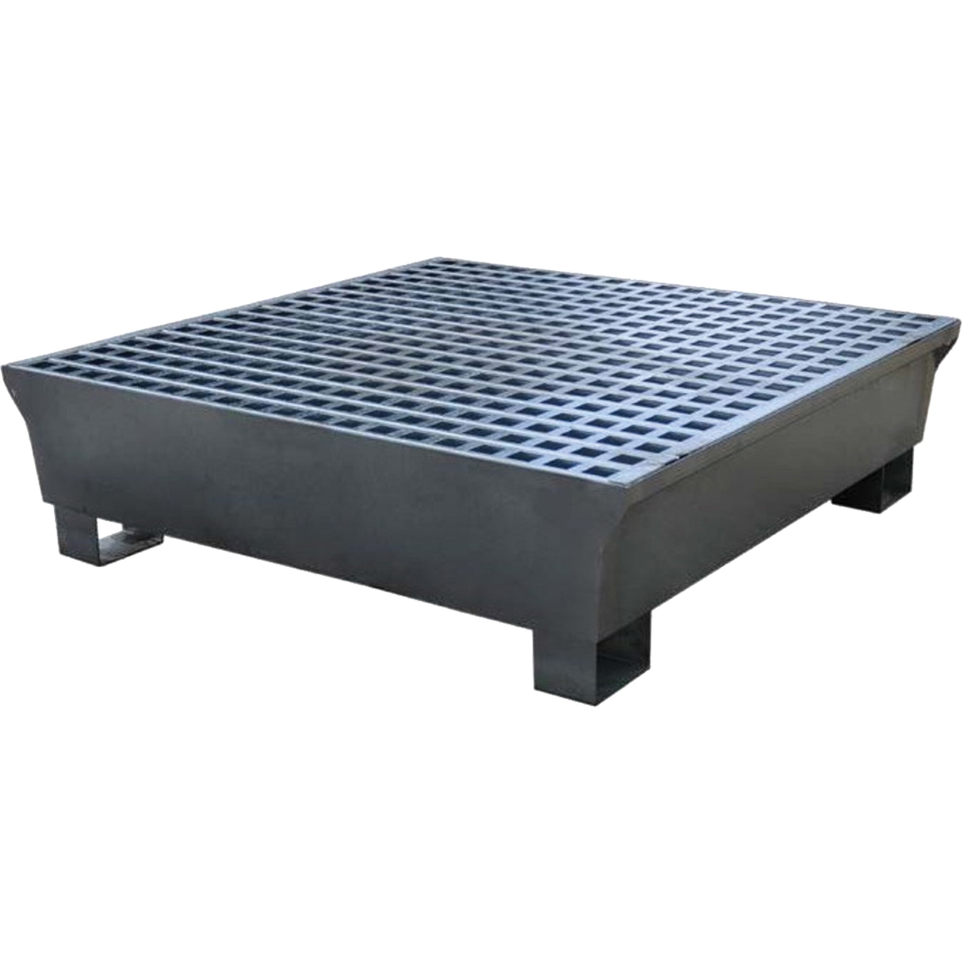 Ultratech 4-Drum Steel Ultra-Spill Pallet®, 68 US gal. Spill Capacity, 49.1" x 47.1" x 10.9"