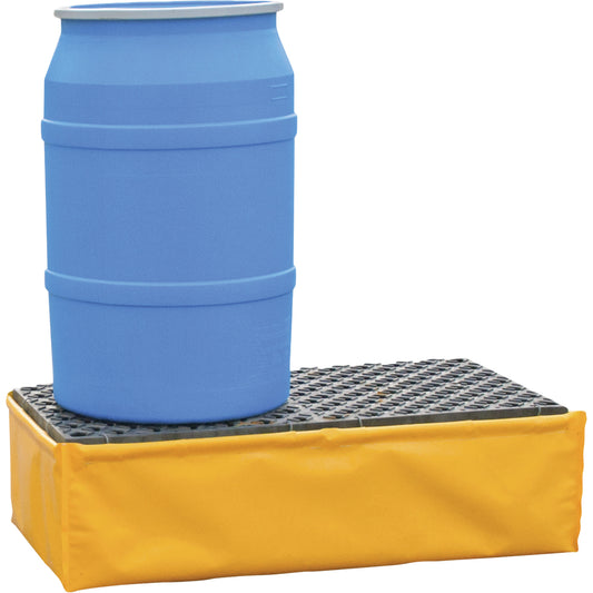 Ultratech 2-Drum Flexible Ultra-Spill Pallet®, 66 US gal. Spill Capacity, 48" x 24" x 14"