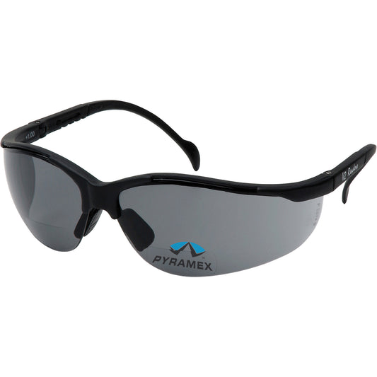 Pyramex Venture II® Readers Safety Glasses, Grey/1.5 Lens, Anti-Reflective/Anti-Scratch, Meets/Exceeds CSA Z94.3