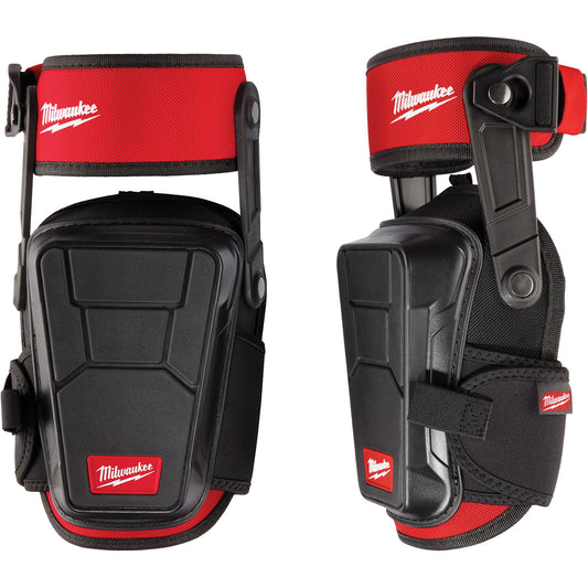 Milwaukee Stabilizer Performance Knee Pads, Buckle Style, Foam Caps, Gel Pads