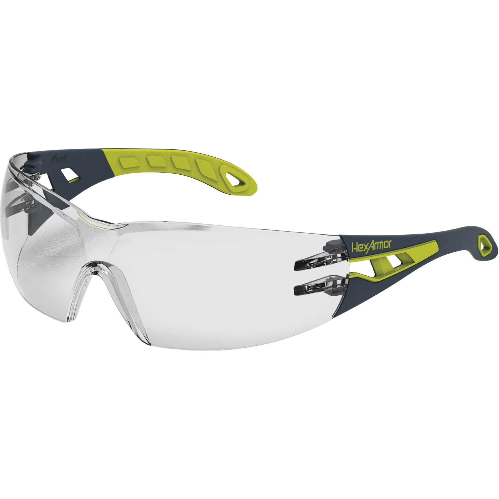 Hexarmor MX200 TruShield®2SF Wraparound Safety Glasses, Clear Lens, Anti-Fog/Anti-Scratch, ANSI Z87+/Meets/Exceeds CSA Z94.3