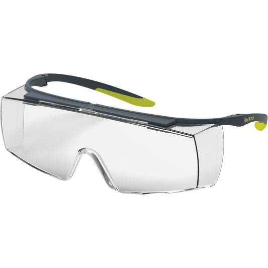 Hexarmor LT250 TruShield® OTG Safety Glasses, Clear Lens, Anti-Fog/Anti-Scratch, ANSI Z87+/Meets/Exceeds CSA Z94.3