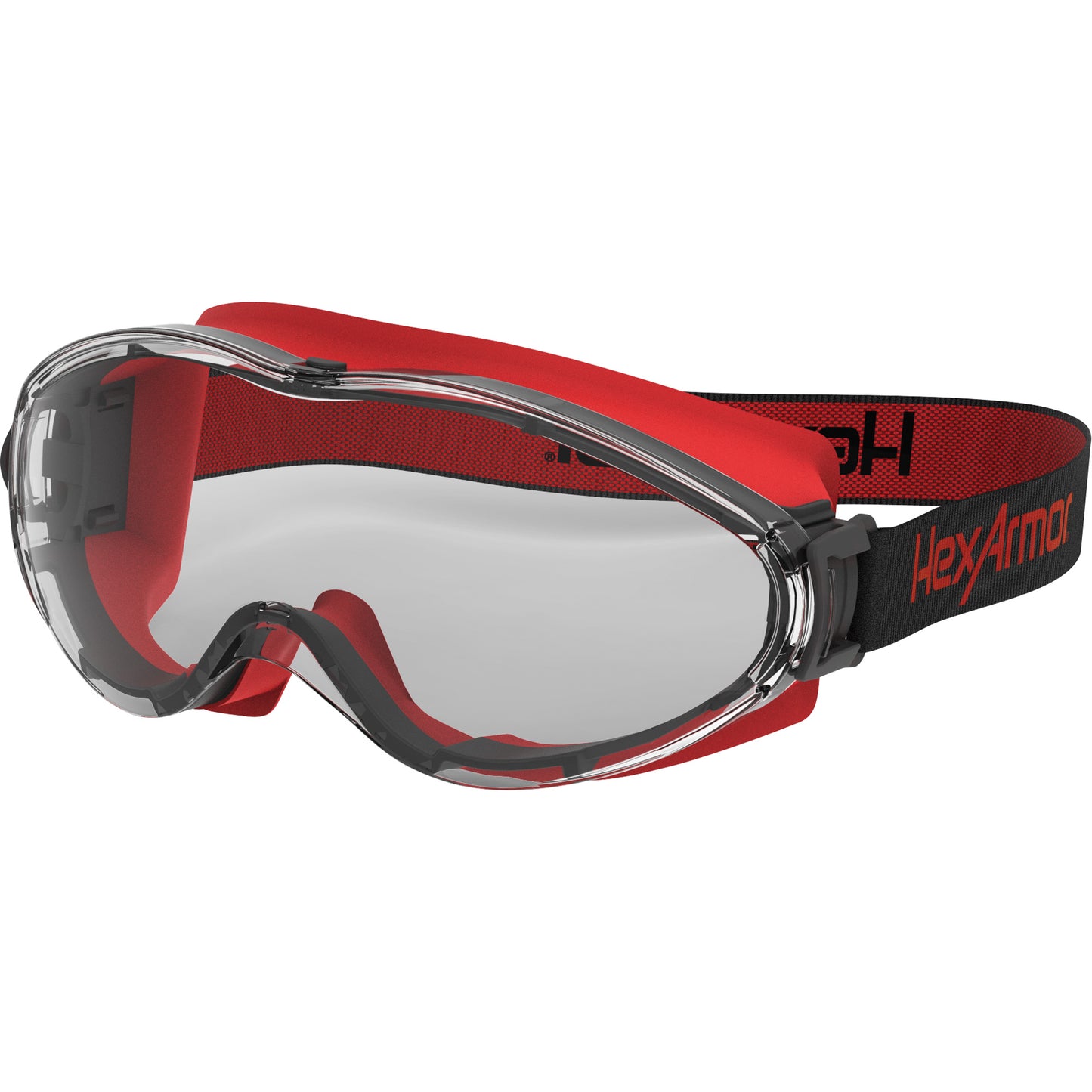 Hexarmor LT300 TruShield®S OTG Safety Glasses, Clear Lens, Anti-Fog/Anti-Scratch, ANSI Z87+/Meets/Exceeds CSA Z94.3