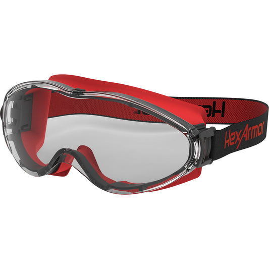 Hexarmor LT300 TruShield®S OTG Safety Glasses, Clear Lens, Anti-Fog/Anti-Scratch, ANSI Z87+/Meets/Exceeds CSA Z94.3