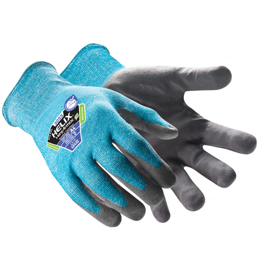 Hexarmor Helix® 3055 Bamboo TwinFlex® Cut-Resistant Gloves, Size 5/2X-Small, 18 Gauge, Nitrile Coated, HPPE/Polyamide Shell, ASTM ANSI Level A4