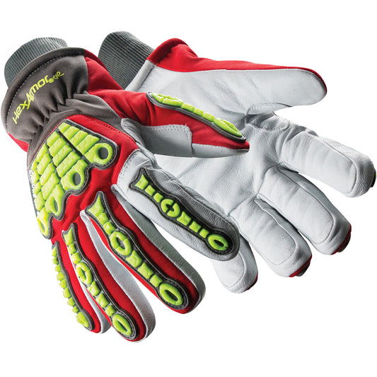 Hexarmor Chrome SLT® Winter 4073W Impact Gloves, 12/3X-Large, Goatskin Palm, Knit Wrist Cuff