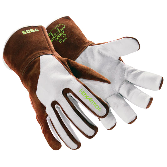 Hexarmor HeatArmor® 5054 Welding Gloves, Grain Goatskin, Size X-Large/10
