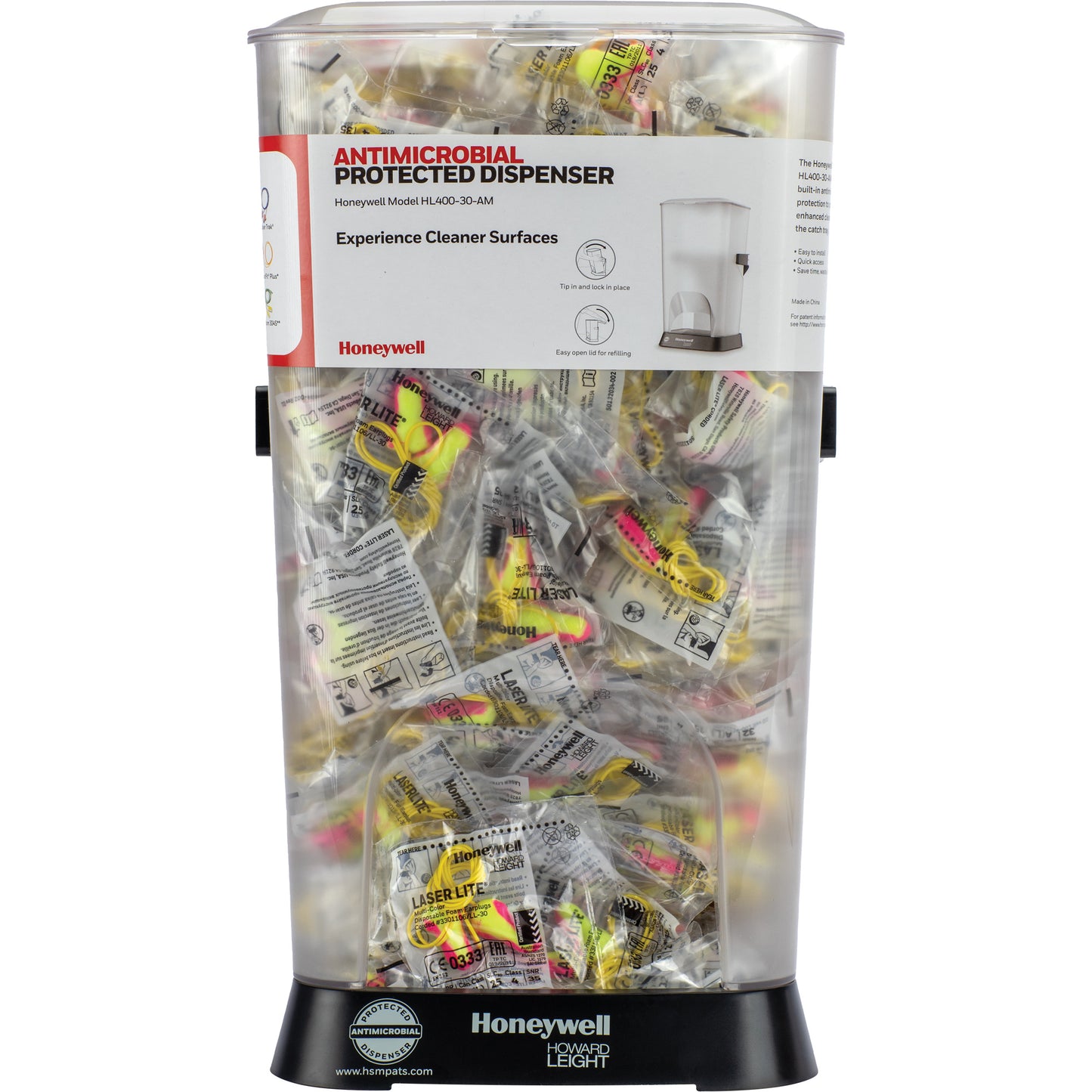 Honeywell HL400 AM Corded Earplug Dispenser with LL-30 Earplugs Canister