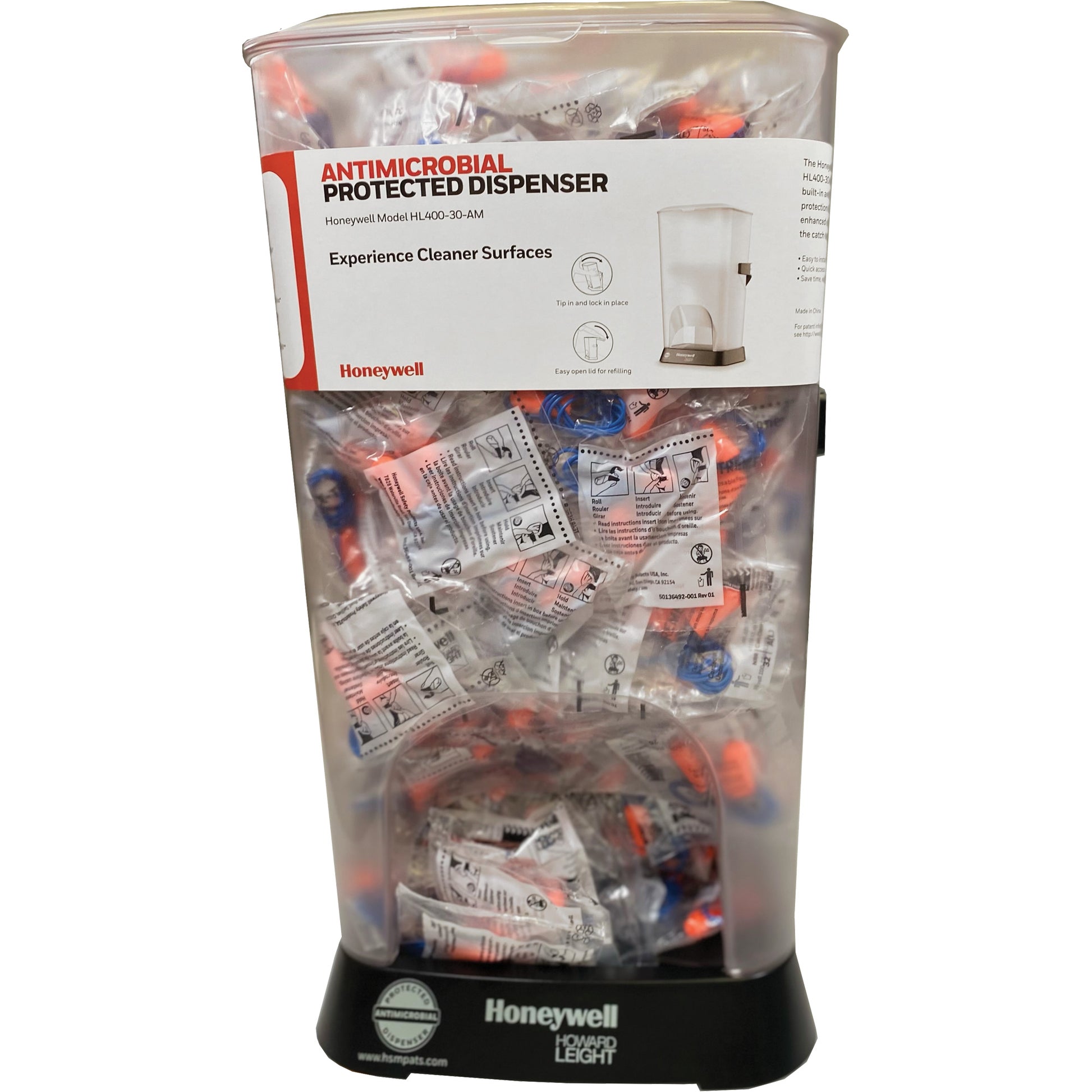Honeywell HL400 AM Corded Earplug Dispenser with XTR-30 Earplugs Canister