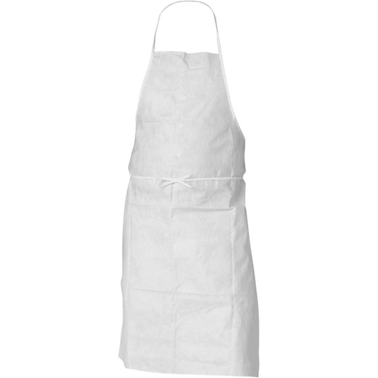 Ansell KleenGuard™ A10 Apron, Polyethylene, White, 28" W x 36" L