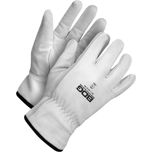 Bob Dale Gloves Puncture-Resistant Driver Gloves, X-Large, Grain Goatskin Palm